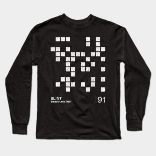 Slint / Breadcrumb Trail / Minimalist Graphic Fan Artwork Design Long Sleeve T-Shirt